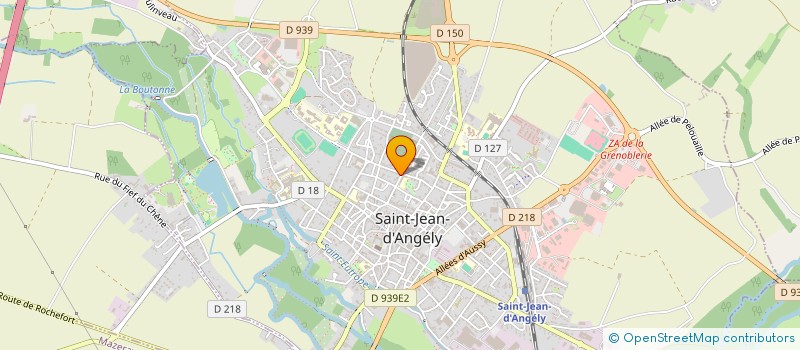 localisation de l'entreprise MONSIEUR BAPTISTE TOIN  SAINT-JEAN-D'ANGELY