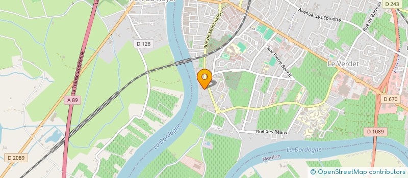 localisation de l'entreprise MONSIEUR BAPTISTE TRUMEAU  LIBOURNE