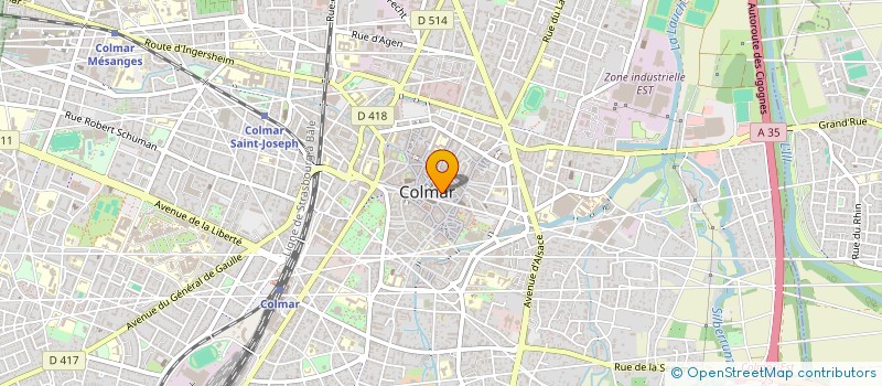 localisation de l'entreprise MONSIEUR BAPTISTE VALERIANO  COLMAR