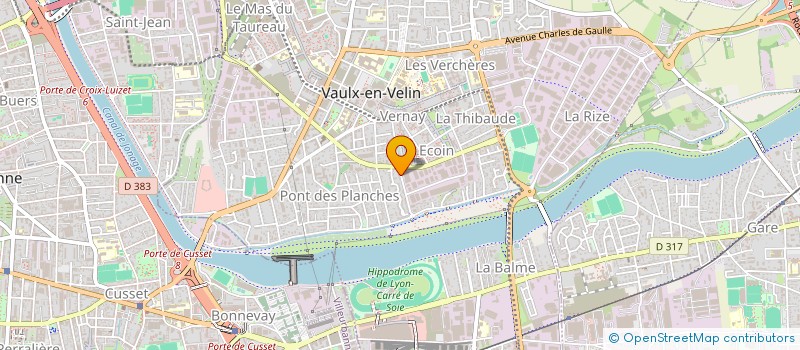 localisation de l'entreprise MONSIEUR BAPTISTE VALOUR  VAULX-EN-VELIN