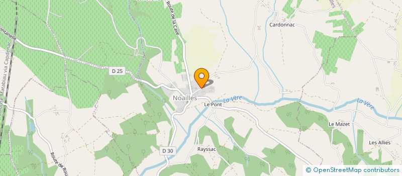 localisation de l'entreprise MONSIEUR BAPTISTE VANDEL  NOAILLES