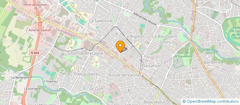 localisation de l'entreprise MONSIEUR BAPTISTE VANPOULLE à ORVAULT