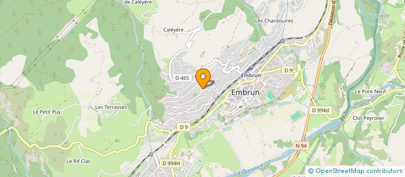 localisation de l'entreprise MONSIEUR BAPTISTE VAPPEREAU à EMBRUN