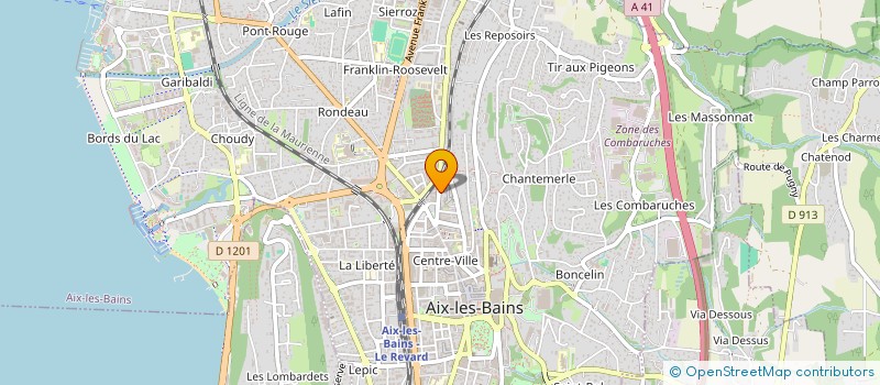 localisation de l'entreprise MONSIEUR BAPTISTE VASQUEZ  AIX-LES-BAINS