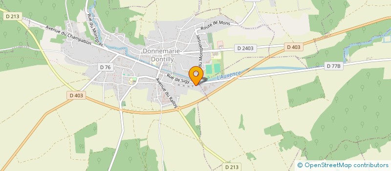 localisation de l'entreprise MONSIEUR BAPTISTE VASSEUR  DONNEMARIE-DONTILLY