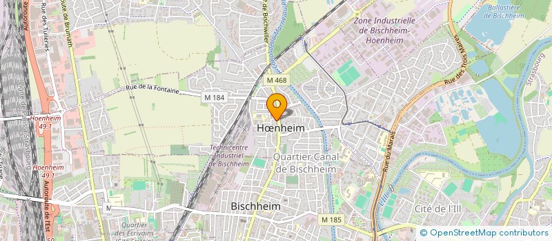 localisation de l'entreprise MONSIEUR BAPTISTE VATIN  HNHEIM