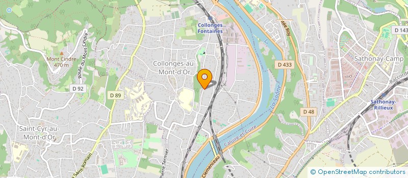 localisation de l'entreprise MONSIEUR BAPTISTE VAVROT  COLLONGES-AU-MONT-D'OR