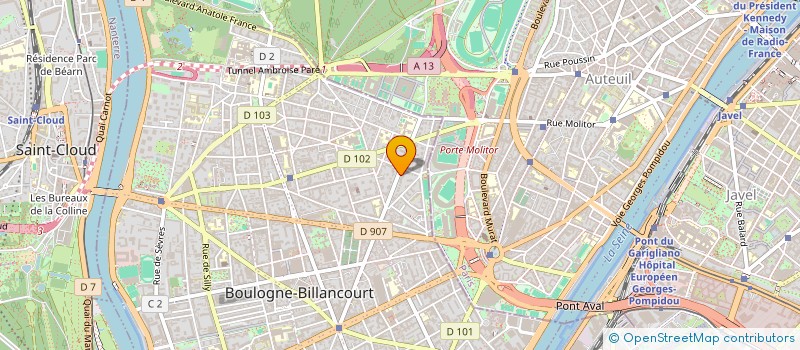 localisation de l'entreprise MONSIEUR BAPTISTE VELON  BOULOGNE-BILLANCOURT