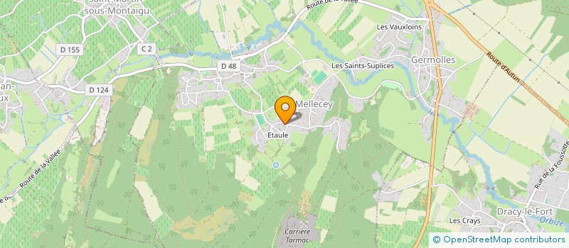 localisation de l'entreprise MONSIEUR BAPTISTE VERDIER  MELLECEY