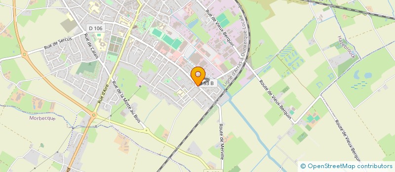 localisation de l'entreprise MONSIEUR BAPTISTE VERHYSER  HAZEBROUCK