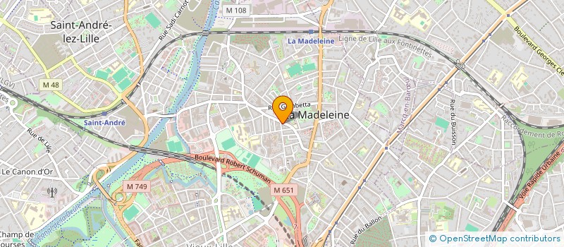 localisation de l'entreprise MONSIEUR BAPTISTE VERKINDERE à LA MADELEINE