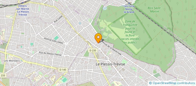 localisation de l'entreprise MONSIEUR BAPTISTE VERRIER  LE PLESSIS-TREVISE