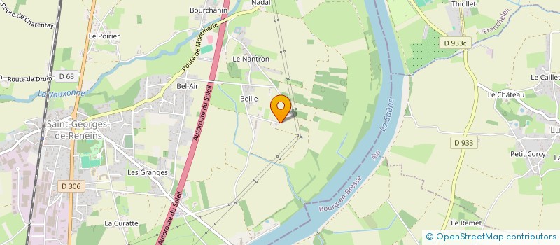 localisation de l'entreprise MONSIEUR BAPTISTE VIANNIN  SAINT-GEORGES-DE-RENEINS