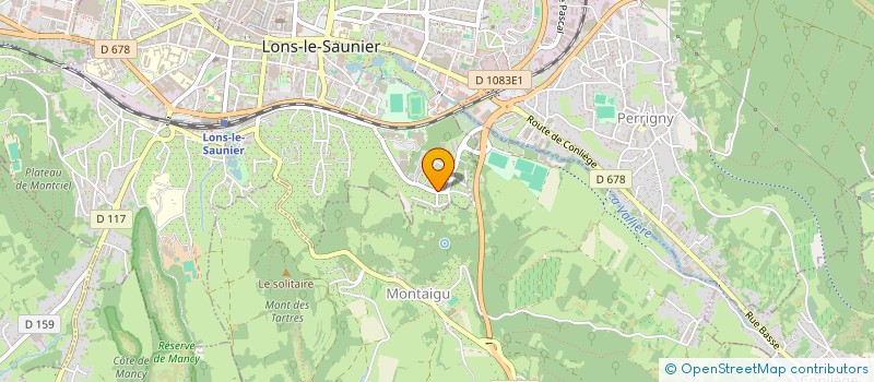 localisation de l'entreprise MONSIEUR BAPTISTE VIARD à LONS-LE-SAUNIER