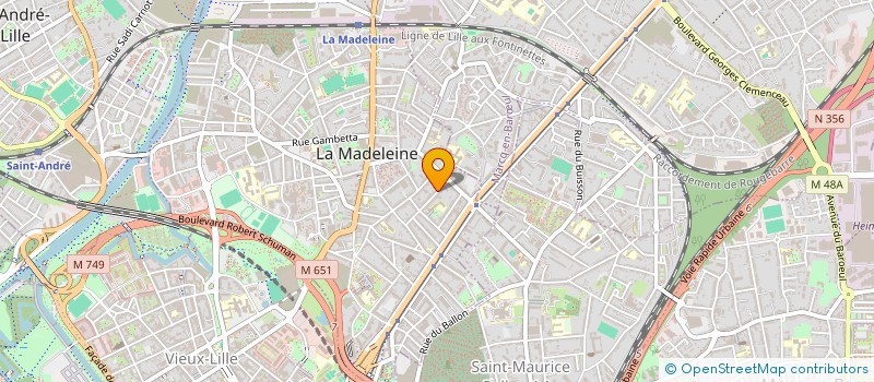 localisation de l'entreprise MONSIEUR BAPTISTE VIGOR à LA MADELEINE