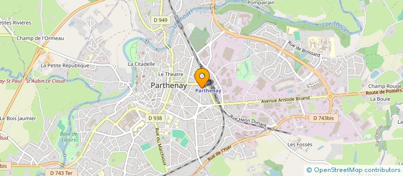 localisation de l'entreprise MONSIEUR BAPTISTE VINOT à PARTHENAY