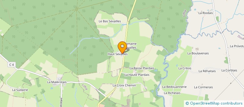 localisation de l'entreprise MONSIEUR BAPTISTE VOISIN à LA BOUEXIERE
