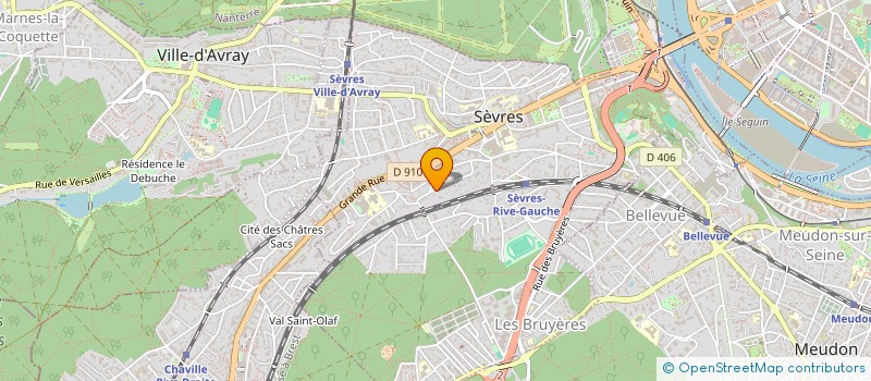 localisation de l'entreprise MONSIEUR BAPTISTE WALTER à SEVRES