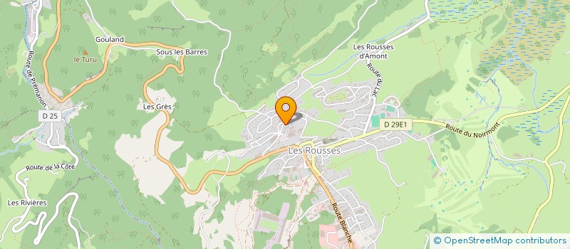 localisation de l'entreprise MONSIEUR BAPTISTE WATTEBLED  LES ROUSSES