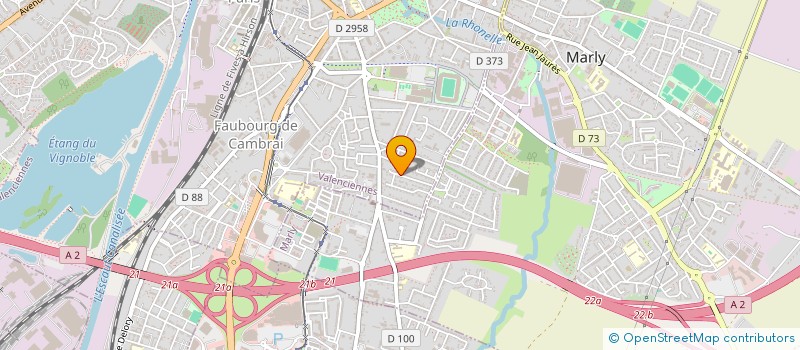 localisation de l'entreprise MONSIEUR BAPTISTE WATTIEZ  VALENCIENNES