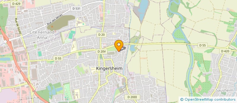 localisation de l'entreprise MONSIEUR BAPTISTE WEICK  KINGERSHEIM