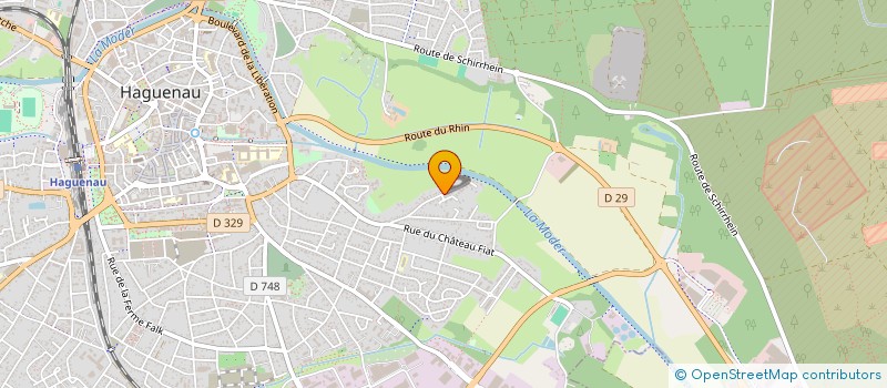 localisation de l'entreprise MONSIEUR BAPTISTE WENDLING  HAGUENAU