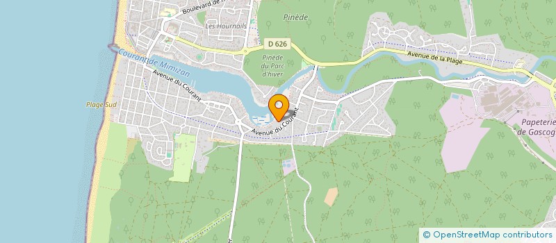 localisation de l'entreprise MONSIEUR BAPTISTE YVES  MIMIZAN