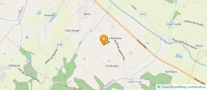 localisation de l'entreprise MONSIEUR BAPTISTE ZOMBAI  SAINT-NAUPHARY