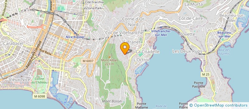 localisation de l'entreprise MONSIEUR BAPTISTIN BEGONZIO à VILLEFRANCHE-SUR-MER