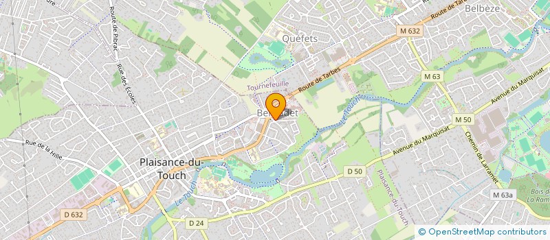 localisation de l'entreprise MONSIEUR BAQUIR MOUSSAVI à PLAISANCE-DU-TOUCH