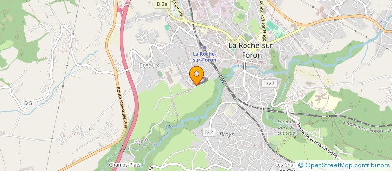 localisation de l'entreprise MONSIEUR BARA DIOUM  LA ROCHE-SUR-FORON