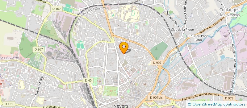 localisation de l'entreprise MONSIEUR BARA GUEYE à NEVERS