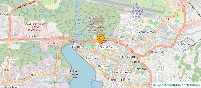 localisation de l'entreprise MONSIEUR BARAKA MISOUM  LES ABYMES