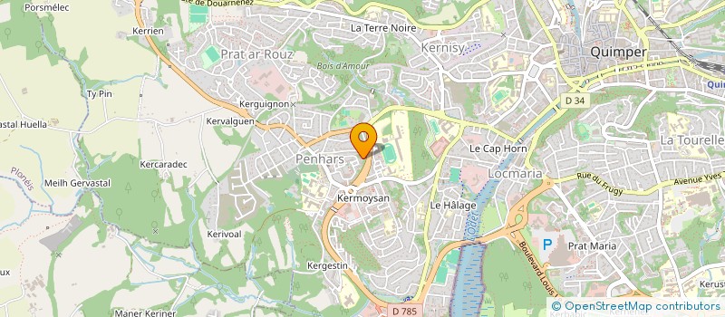 localisation de l'entreprise MONSIEUR BARAKAT GHAMMOURI à QUIMPER