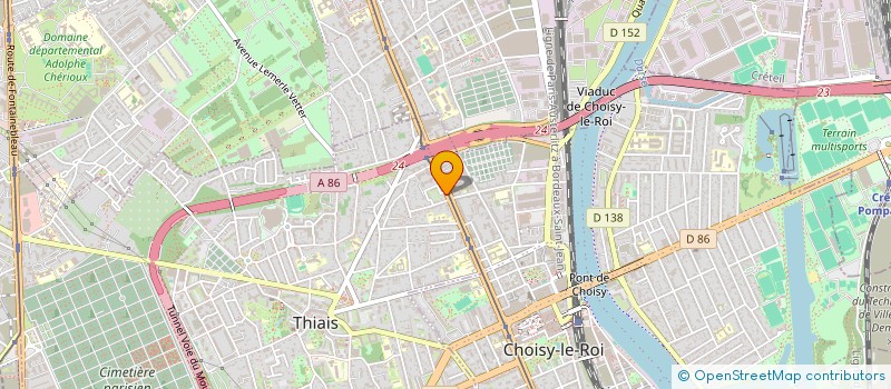 localisation de l'entreprise MONSIEUR BARAN ALTINSOY  THIAIS