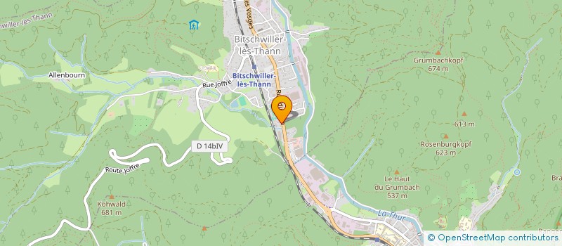 localisation de l'entreprise MONSIEUR BARAT ALI YOUSEFIAN  BITSCHWILLER-LES-THANN