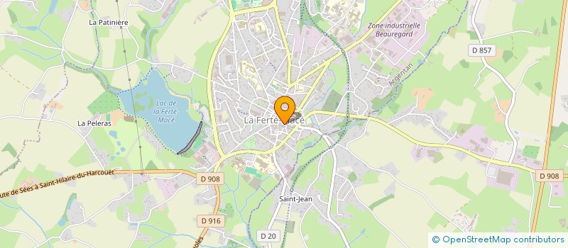 localisation de l'entreprise MONSIEUR BARAT ALIZADAH à LA FERTE MACE