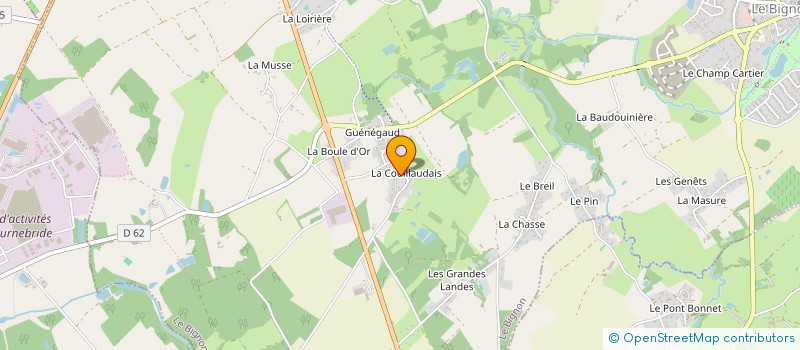 localisation de l'entreprise MONSIEUR BARBARA HAMELIN à LE BIGNON