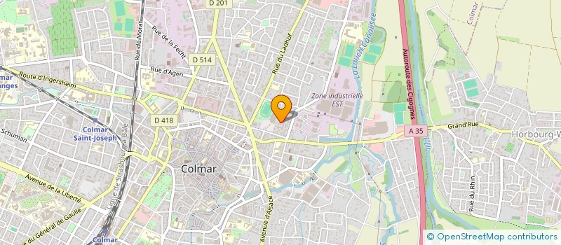 localisation de l'entreprise MONSIEUR BARBAROS MUTLU  COLMAR