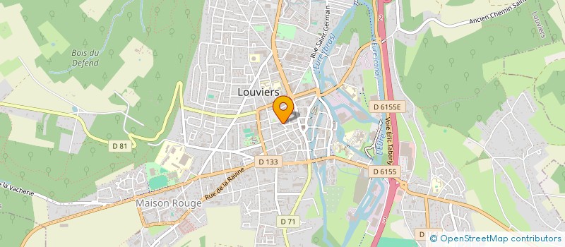 localisation de l'entreprise MONSIEUR BARBAROS PINHEIRO à LOUVIERS