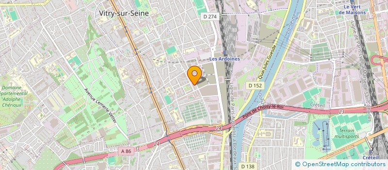 localisation de l'entreprise MONSIEUR BARBER à VITRY-SUR-SEINE