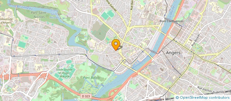 localisation de l'entreprise MONSIEUR BARBERI BENJAMIN  ANGERS