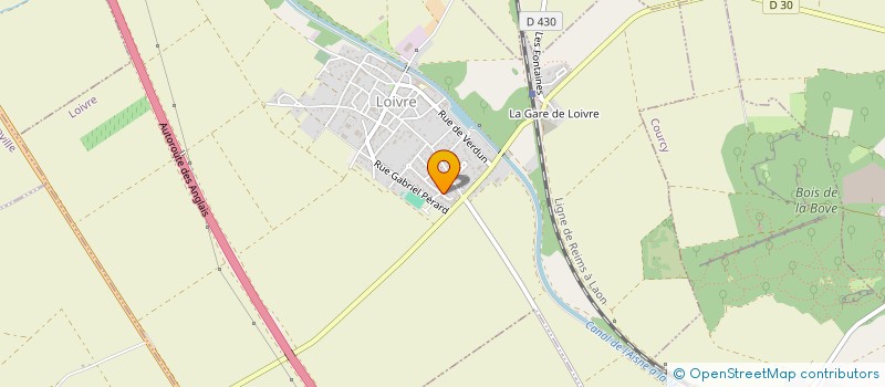 localisation de l'entreprise MONSIEUR BARBIER ALEXANDRE  LOIVRE