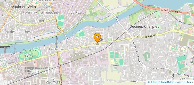 localisation de l'entreprise MONSIEUR BARDHI NEBIHI  DECINES-CHARPIEU