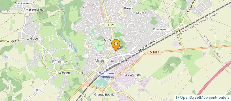 localisation de l'entreprise MONSIEUR BARDHYL BISLIMI  MEXIMIEUX