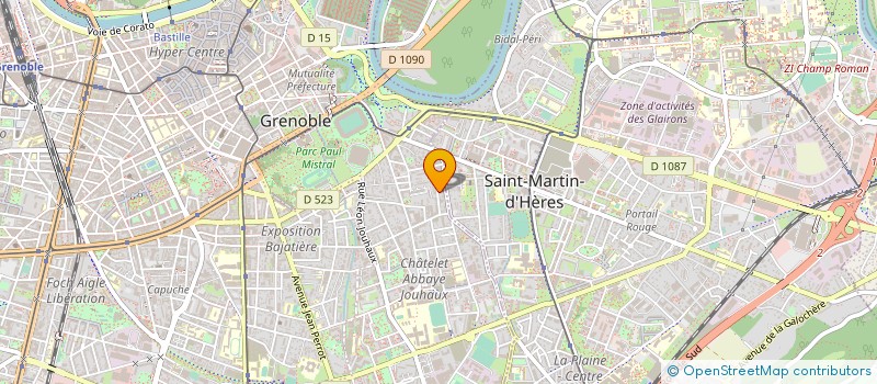 localisation de l'entreprise MONSIEUR BARDHYL LUKAJ  GRENOBLE