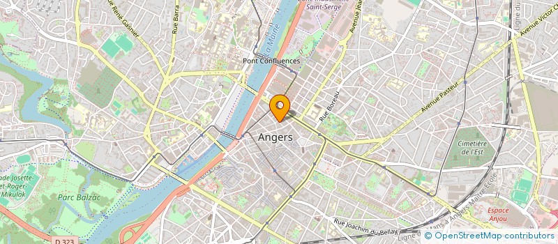 localisation de l'entreprise MONSIEUR BARHANULLAH SAED à ANGERS