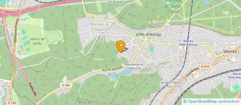 localisation de l'entreprise MONSIEUR BARIALY MIYAKHEL  VILLE-D'AVRAY