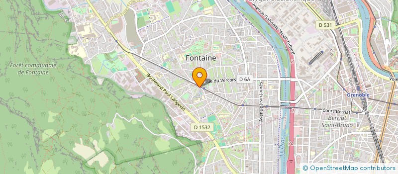 localisation de l'entreprise MONSIEUR BARIK KAMALIAN  FONTAINE