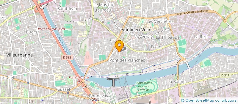 localisation de l'entreprise MONSIEUR BARILLON ROBERT à VAULX-EN-VELIN